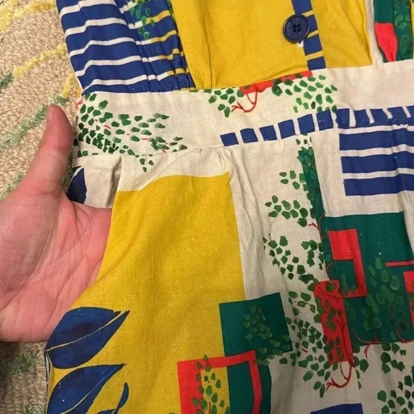 Palva Francesca mid-century modern London linen blend jumpsuit 8UK 6US - Picture 5 of 7